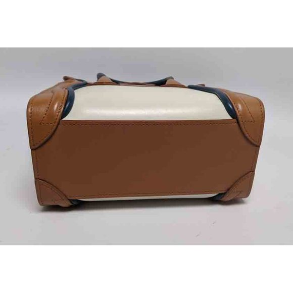 SOLD Celine Tri-Colored Nano Luggage Crossbody - Picture 4 of 8